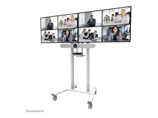Neomounts MOVE ADM-875WH2 Screen adapter from 1 to 2 screens - 42-65" - max 40 kg/screen - VESA 100x100-800x400 - lockable (excl