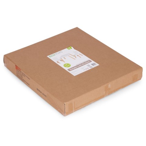 Zestaw mebli dla dzieci stolik + 2 krzesła białe ECOTOYS
