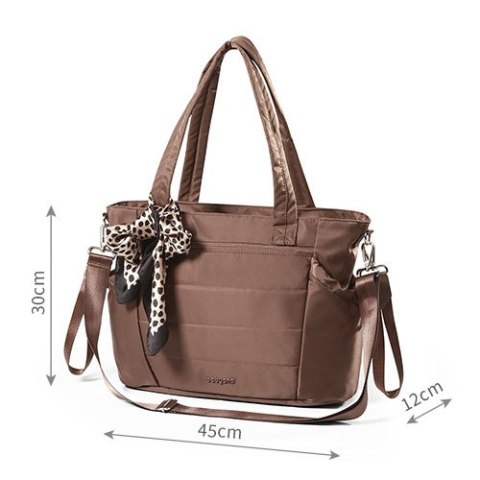 1672/03 TORBA DLA MAMY DO WÓZKA CAMI CZEKOLADOWA