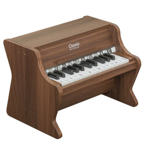 CLASSIC WORLD Drewniane Pianino Klasyczne + Książeczka do Nauki
