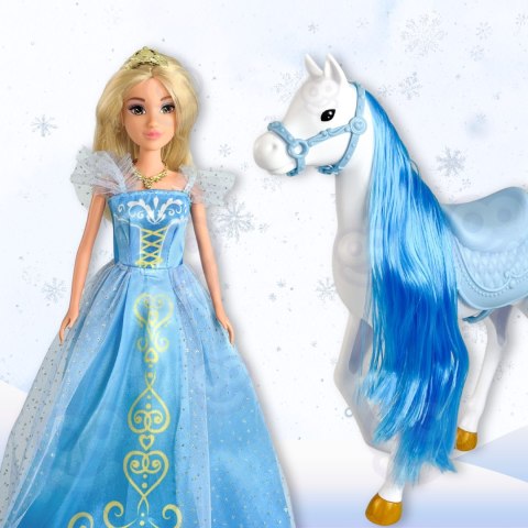 WOOPIE ROYAL Lalka Lodowa Księżniczka Lily i Magiczny Powóz Karoca Akcesoria