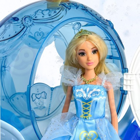 WOOPIE ROYAL Lalka Lodowa Księżniczka Lily i Magiczny Powóz Karoca Akcesoria