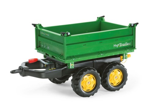 Rolly Toys Przyczepa wywrotka RollyMega Trailer Zielona