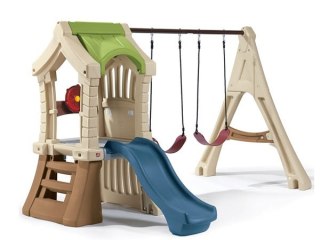 STEP2 Wieża z Huśtawkami Plac Zabaw zjeżdżalnia