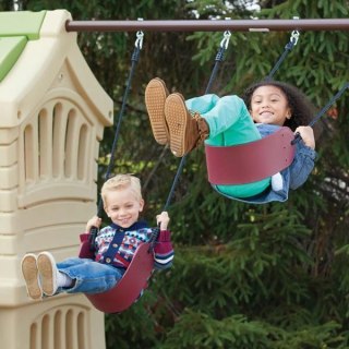 STEP2 Wieża z Huśtawkami Plac Zabaw zjeżdżalnia