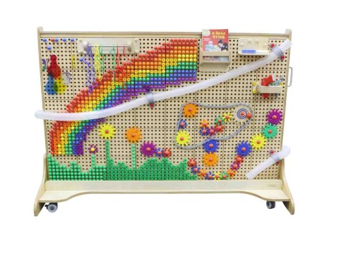 MASTERKIDZ Wolnostojąca Tablica Naukowa Kreatywna STEM 166 x 125