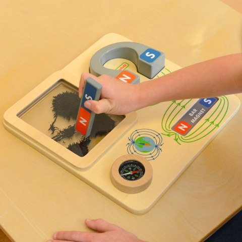 MASTERKIDZ Zabawa Magnetyczna Tablica Edukacyjna Kompas Montessori