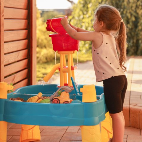 WOOPIE Stolik Wodny 2w1 Piaskownica Młyn 14 akc.