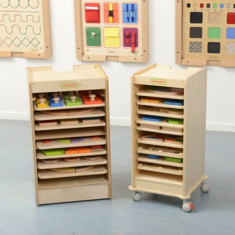 MASTERKIDZ Szafka Do Przechowywania Tabliczek Edukacyjnych