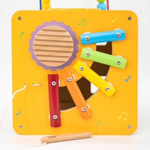 Viga Drewniana Kostka Edukacyjna 5w1