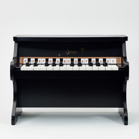 CLASSIC WORLD Pianino Czarne Drewniane Fantasy