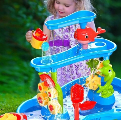 WOOPIE Stolik Wodny XL Zabawa Wodą i Piaskiem 37 el.