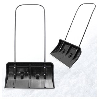 Łopata do śniegu zgarniacz pług śnieżny 80cm z rolkami aluminiowa krawędź
