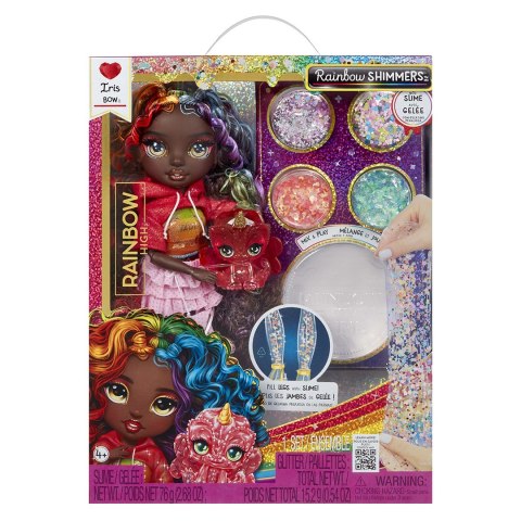 122432-EU Rainbow High Rainbow Shimmers with Slime Fashion Doll Iris (rainbow)