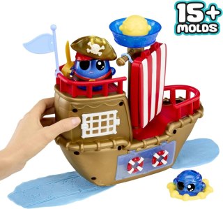 123088-EUC DohKins Pirate Ship Playset