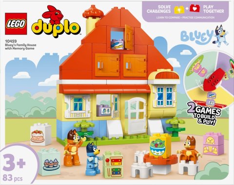 LEGO Duplo Bluey BlueyS Family House With Memory Game 10459
