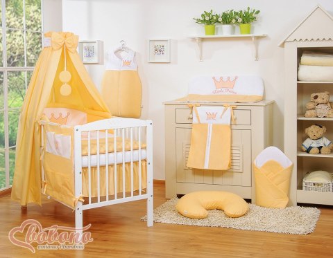 Baldachim z tkaniny- Korony brzoskwiniowe