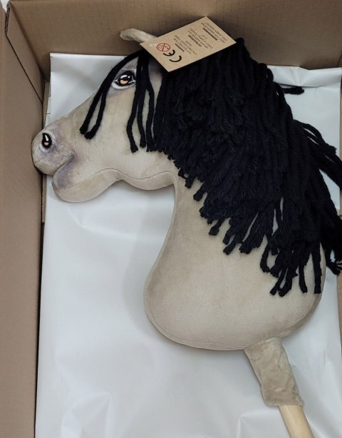 Hobby Horse Duży koń na kiju Premium - jasnobułany A3