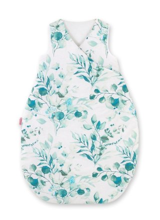 Śpiworek dla dzieci bawełniany M 3-12 mcy TOG 2.5 całoroczny ocieplany - eucaliptus mint