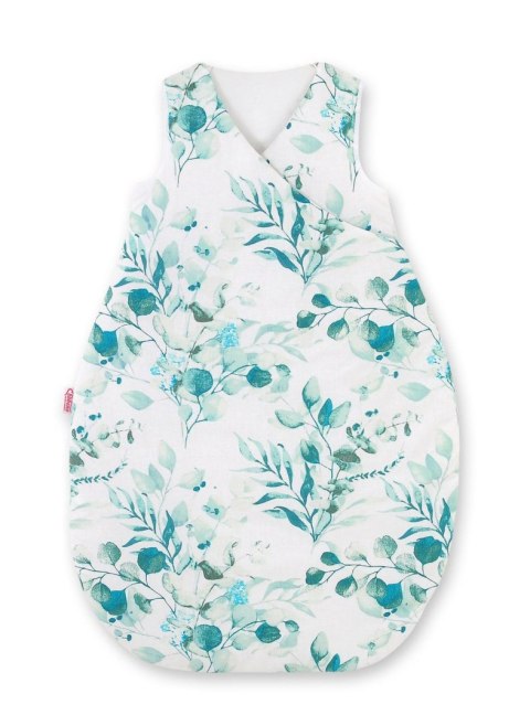 Śpiworek dla dzieci bawełniany M 3-12 mcy TOG 2.5 całoroczny ocieplany - eucaliptus mint