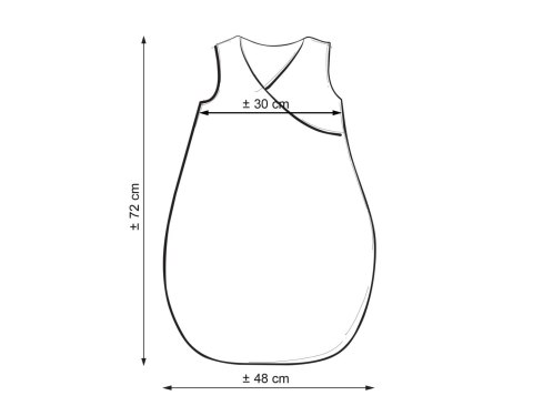 Śpiworek dla dzieci bawełniany M 3-12 mcy TOG 2.5 całoroczny ocieplany - eucaliptus mint