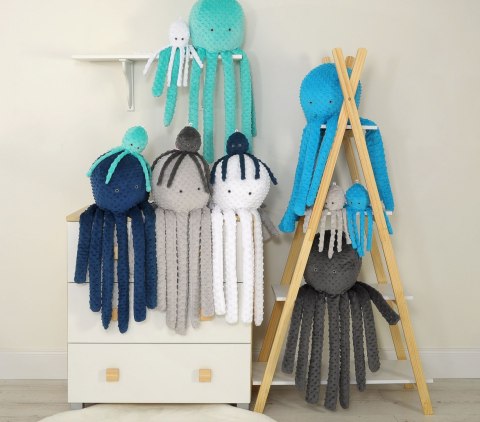 Wielka przytulanka Ośmiornica XXL- turkusowa