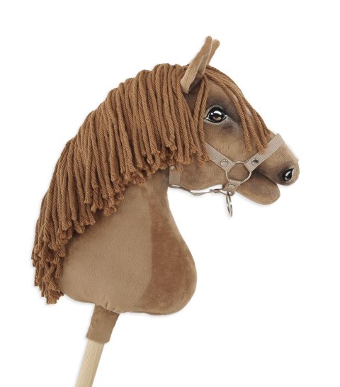 Hobby Horse Duży koń na kiju Premium - jasny kasztan A3
