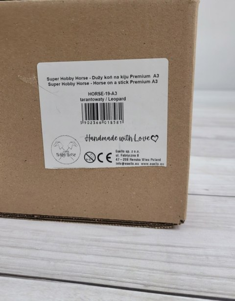 Hobby Horse Duży koń na kiju Premium - tarantowaty A3