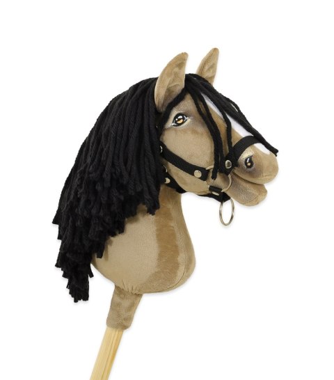 Hobby Horse Średni koń na kiju Premium beżowy bułany A4