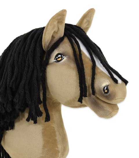 Hobby Horse Średni koń na kiju Premium beżowy bułany A4