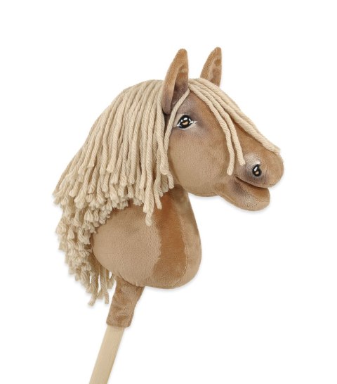 Hobby Horse Średni koń na kiju Premium beżowy izabelowaty A4