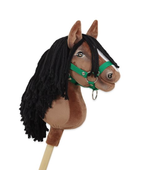 Hobby Horse Średni koń na kiju Premium brązowy gniady A4