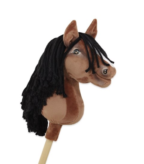 Hobby Horse Średni koń na kiju Premium brązowy gniady A4