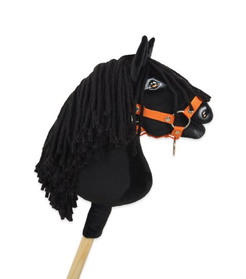 Hobby Horse Średni koń na kiju Premium czarny kary A4