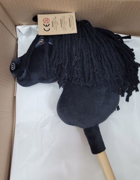 Hobby Horse Średni koń na kiju Premium czarny kary A4