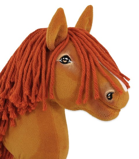 Hobby Horse Średni koń na kiju Premium rudy kasztan A4
