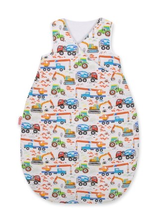 Śpiworek dla dzieci bawełniany M 3-12 mcy TOG 2.5 całoroczny ocieplany - plac budowy