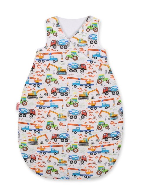 Śpiworek dla dzieci bawełniany M 3-12 mcy TOG 2.5 całoroczny ocieplany - plac budowy