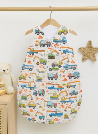 Śpiworek dla dzieci bawełniany M 3-12 mcy TOG 2.5 całoroczny ocieplany - plac budowy