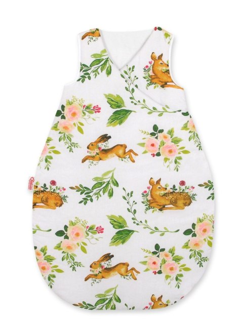 Śpiworek dla dzieci bawełniany M 3-12 mcy TOG 2.5 całoroczny ocieplany - w lesie