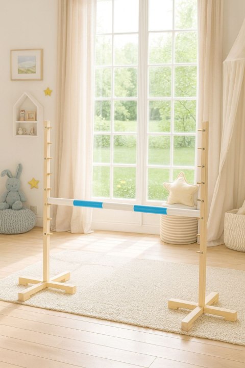 Przeszkoda skokowa do Hobby Horse 120cm, belka jasnoniebieska