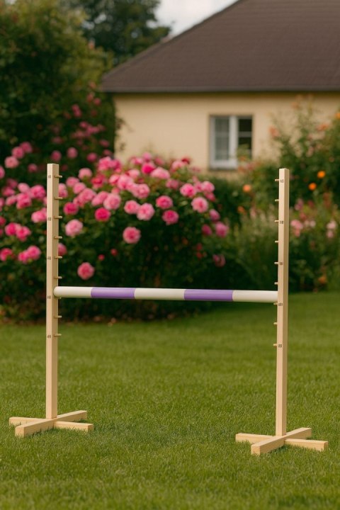 Przeszkoda skokowa do Hobby Horse 120cm, belka jasny fiolet