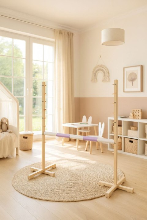 Przeszkoda skokowa do Hobby Horse 120cm, belka jasny fiolet