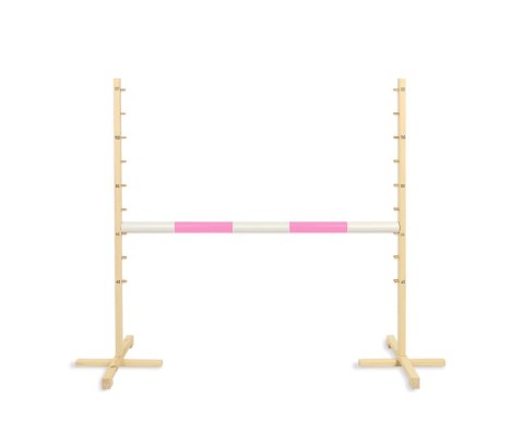 Przeszkoda skokowa do Hobby Horse 120cm, belka jasny róż