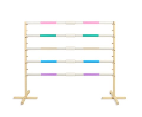 Przeszkoda skokowa do Hobby Horse 160cm, h-120 cm, belka jasny fiolet