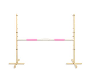 Przeszkoda skokowa do Hobby Horse 160cm, h-120 cm, belka jasny róż