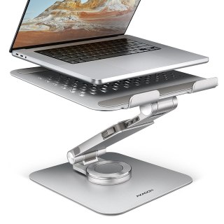 AXAGON STND-LR Obrotowa podstawka aluminiowa do laptopów 10" - 17", regulowana wysokość i kąt nachylenia | AXAGON