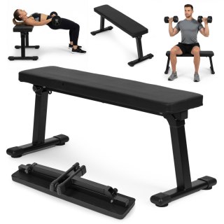 Ławeczka treningowa do ćwiczeń prosta składana 120 kg ModernHome