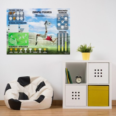 Zestaw Młodego Piłkarza - Mata Sprintigo ProMat 180x120 i Zdrapka Piłkarza