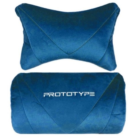 Fotel obrotowy gamingowy ENZO XL BLUE ALCANTARA